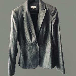 Calvin Klein blazer jacket career business casual one button  Size 4